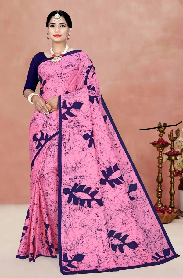 Pink__Bharat_Printed_Sambalpuri_Pure_Cotton_Saree_For_Women