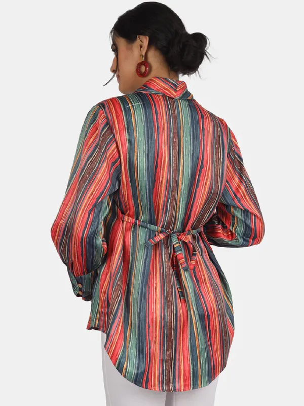 Maaze_-_Stripe_Print_Shawl_Collar_Maternity_Shirt