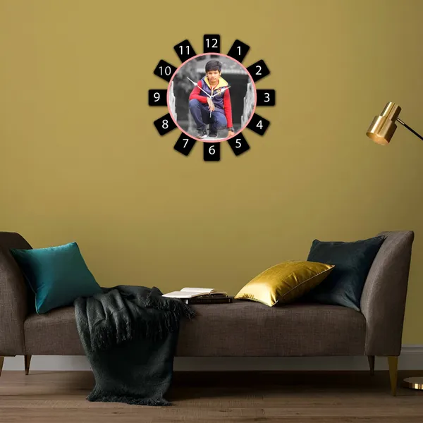 Photo_Printed_Personalized_Customized_Wooden_Analog_Wall_Clock_With_Photo_For_Anniversary_Wedding_Or_Birthday_And_Customised_Clock_Photo_Frame_For_Your_Love_(Wheel_Shape,_23X23_Cm)_|_Customizable