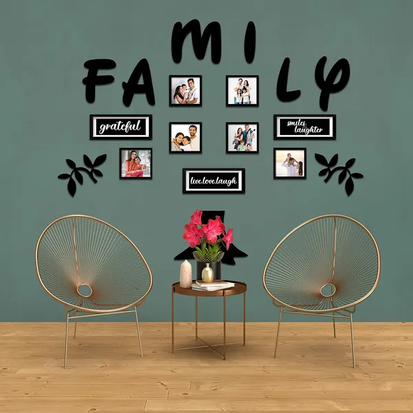 Black_Family_Tree_Photo_Frame_Set_Of_8_Individual_Wall_Collage_Photo_Frame_With_Mdf_Plaque_-_2_Leaf,1_Trunk_Text_Cut_Out_For_Living_Room,_Decorative_|_Customizable