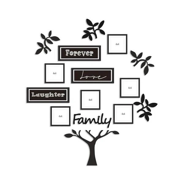 Black_Family_Tree_Photo_Frame_Set_Of_9_Individual_Wall_Collage_Photo_Frame_With_Mdf_Plaque_-_4_Leaf,1_Trunk,1_Family_For_Living_Room,_Decorative_|_Customizable