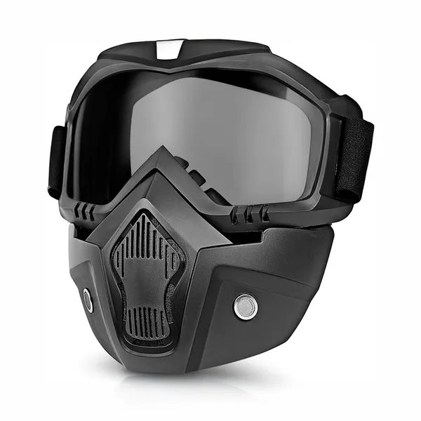 Black_Google_Mask_For_Bike_Rider,_Anti_Scratch_Uv_Protective_Face&Eyewear_Windproof_Dirt_Shield_With_Soft_Foam_Padded_Detachable_Mouth_Filter_For_Cycling_Bike_Off_Road_Racing_Ride_Unisex_-Transparent_Visor_|_Customizable