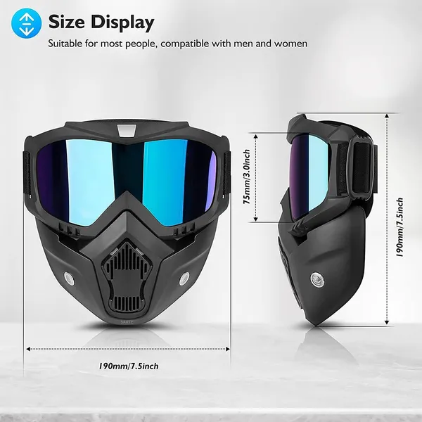 Black_Google_Mask_For_Bike_Rider,_Anti_Scratch_Uv_Protective_Face&Eyewear_Windproof_Dirt_Shield_With_Soft_Foam_Padded_Detachable_Mouth_Filter_For_Cycling_Bike_Off_Road_Racing_Ride_Unisex_-Transparent_Visor_|_Customizable