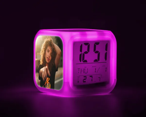 White_Personalized/Customized_Color_Changing_Led_Photo_Clock_For_Bedroom,_Table_(Multicolor)_-_Personalized_Led_Clock_-_Color_Changing_Led_Alarm_-_Custom_Clock_-_Add_Your_Own_Photo,_Logo_&_Text_|_Customizable