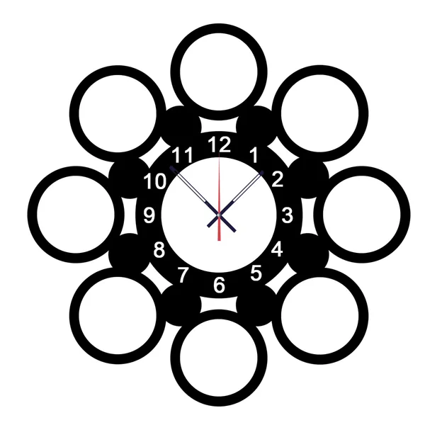 Black_Personalized_Photo_Wall_Clock_??_Custom_Mdf_Wooden_Clock_-_Design_05_|_Customizable