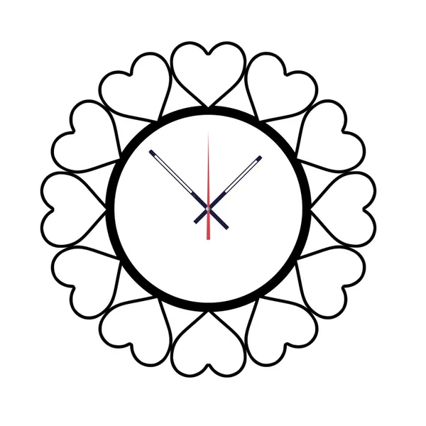 Black_Personalized_Photo_Wall_Clock_??_Custom_Mdf_Wooden_Clock_-_Design_07_|_Customizable
