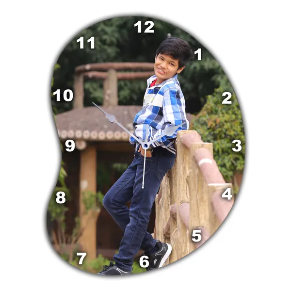 Photo_Printed_Personalized_Customized_Wooden_Analog_Wall_Clock_With_Photo_For_Anniversary_Wedding_Or_Birthday_And_Customised_Clock_Photo_Frame_For_Your_Love_(Bean_Shape,_23X23_Cm)_|_Customizable