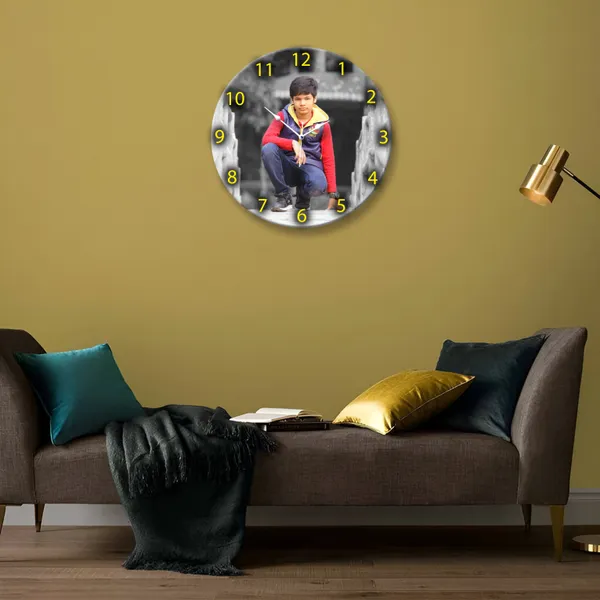 Photo_Printed_Personalized_Customized_Wooden_Analog_Wall_Clock_With_Photo_For_Anniversary_Wedding_Or_Birthday_And_Customised_Clock_Photo_Frame_For_Your_Love_(Round_Shape,_23X23_Cm)_|_Customizable
