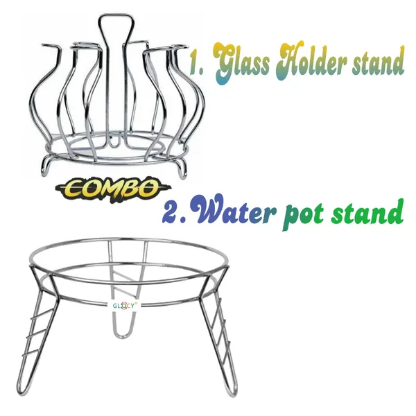 Premium_Steel_Matka_&_Glass_Holder_Combo_|_Pot_Stand_|_Glass_organizer|