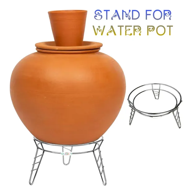 Premium_Steel_Matka_&_Glass_Holder_Combo_|_Pot_Stand_|_Glass_organizer|