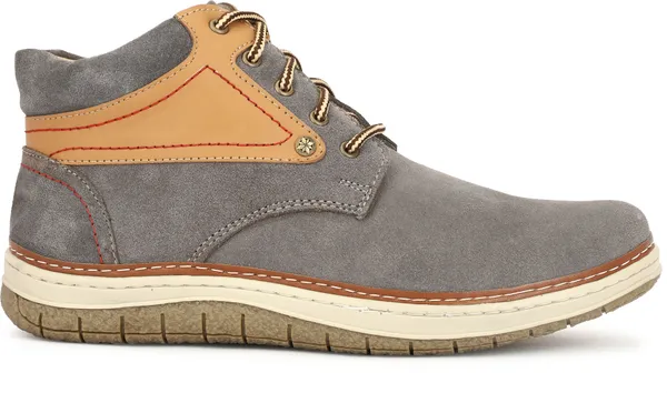 Grey_Geniune_Leather_Sneakers_For_Men