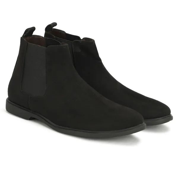Black_Casual_Wear_Chelsea_Boat_Shoes_For_Men
