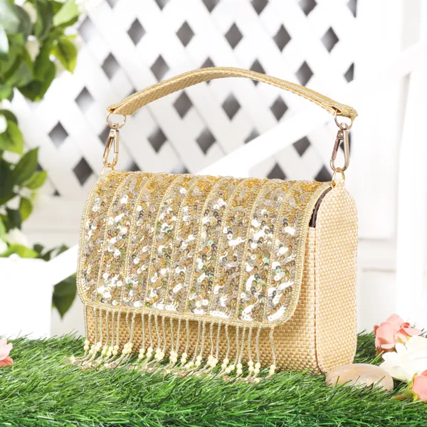 OSTY_MERZA_Handcrafted_Sequin_&_Zari_Bridal_Clutch_Bag_with_Handle_&_Chain_–_Luxury_Festive_Sling_for_Women_