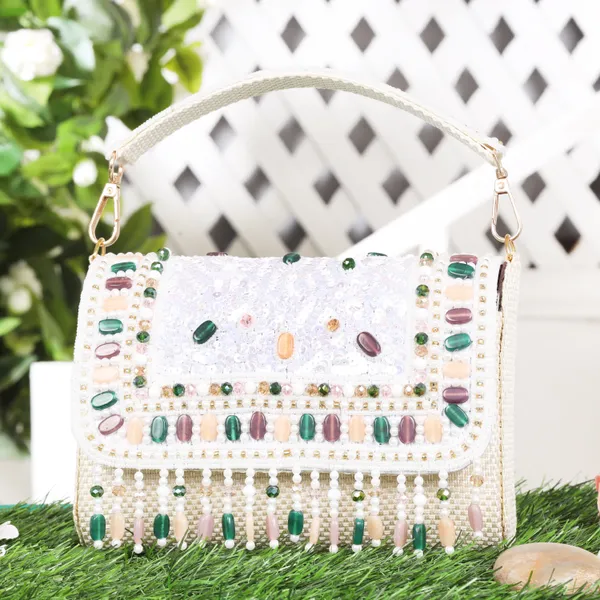 OSTY_KAHRAA_Designer_Zari_Embellished_Festive_Handbag_with_Dual_Strap_–_Handcrafted_Bridal_Sling_Bag_with_Beaded_Fringes