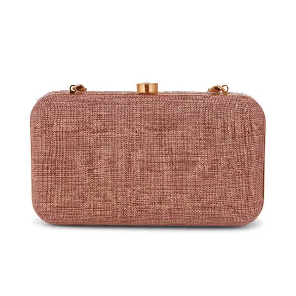 OSTY_AMOLYA_Handcrafted_Chevron_Zari_&_Pearl_Embroidered_Bridal_Clutch_|_Dual_Carry_–_Handle_&_Sling_|_Festive_Luxury_Purse