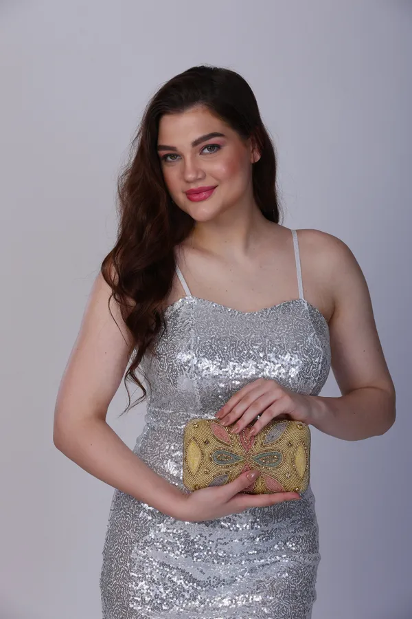 OSTY_IVIRAA_Premium_Multicolor_Hand_Zari_Embroidered_Clutch_|_Crystal_Clasp_|_Gold_Handle_&_Sling_Chain_|_Bridal_Party_Purse