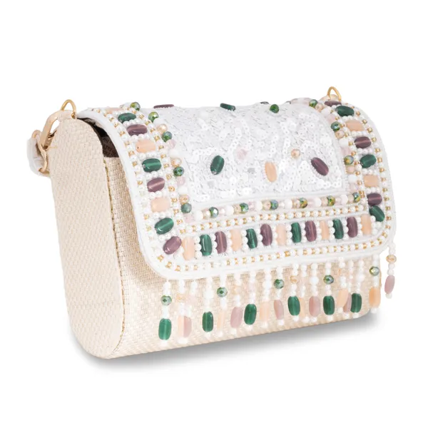 OSTY_KAHRAA_Designer_Zari_Embellished_Festive_Handbag_with_Dual_Strap_–_Handcrafted_Bridal_Sling_Bag_with_Beaded_Fringes
