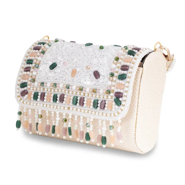 OSTY_KAHRAA_Designer_Zari_Embellished_Festive_Handbag_with_Dual_Strap_–_Handcrafted_Bridal_Sling_Bag_with_Beaded_Fringes