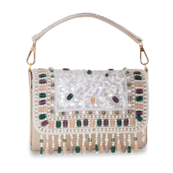OSTY_KAHRAA_Designer_Zari_Embellished_Festive_Handbag_with_Dual_Strap_–_Handcrafted_Bridal_Sling_Bag_with_Beaded_Fringes