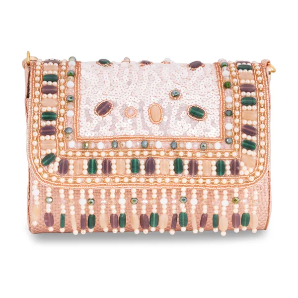 OSTY_KAHRAA_Designer_Zari_Embellished_Festive_Handbag_with_Dual_Strap_–_Handcrafted_Bridal_Sling_Bag_with_Beaded_Fringes