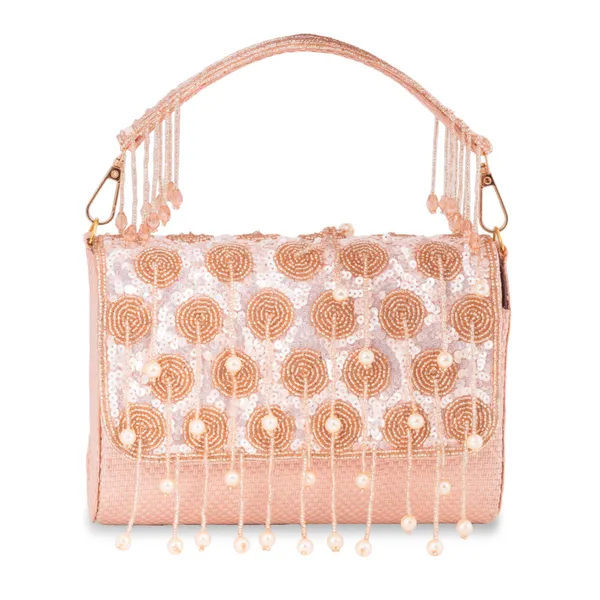 OSTY_LUMÉ_Bridal_Clutch_with_Spiral_Pearl_Zari_Work,_Sequin_Embellishment_&_Dual_Carry_Options_|_Jute_Back_Finish