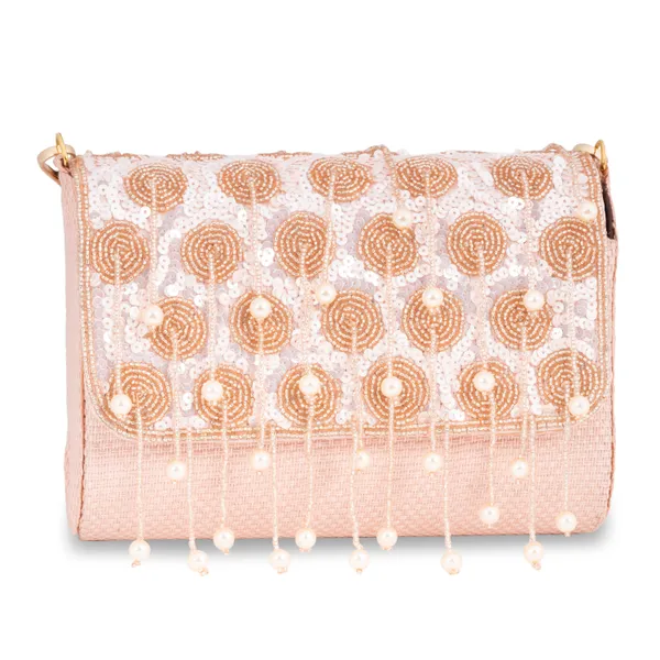 OSTY_LUMÉ_Bridal_Clutch_with_Spiral_Pearl_Zari_Work,_Sequin_Embellishment_&_Dual_Carry_Options_|_Jute_Back_Finish