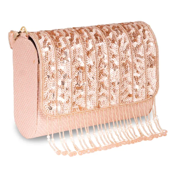 OSTY_MERZA_Handcrafted_Sequin_&_Zari_Bridal_Clutch_Bag_with_Handle_&_Chain_–_Luxury_Festive_Sling_for_Women_