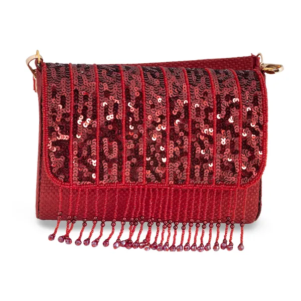 OSTY_MERZA_Handcrafted_Sequin_&_Zari_Bridal_Clutch_Bag_with_Handle_&_Chain_–_Luxury_Festive_Sling_for_Women_