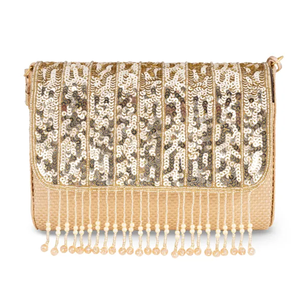 OSTY_MERZA_Handcrafted_Sequin_&_Zari_Bridal_Clutch_Bag_with_Handle_&_Chain_–_Luxury_Festive_Sling_for_Women_