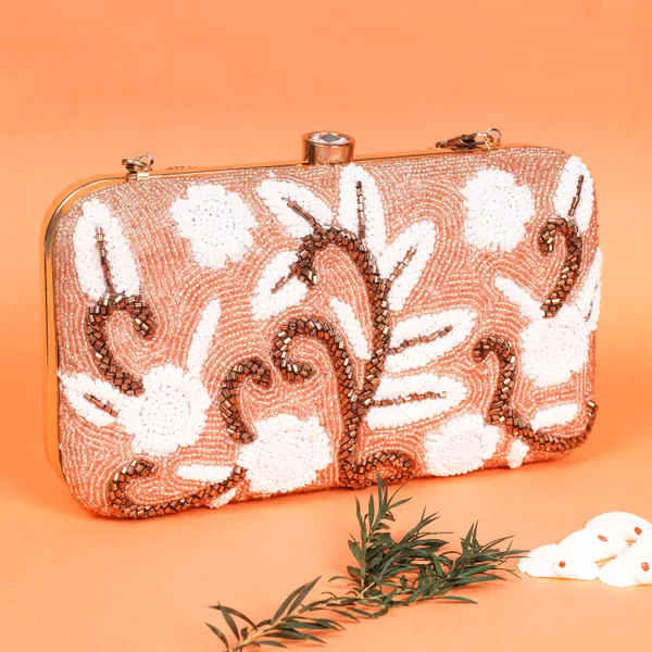 OSTY_RANAAYA_Floral_Hand_Zari_Embellished_Bridal_Clutch_with_Gold_Handle_&_Chain_–_Wedding_Party_Sling_Bag
