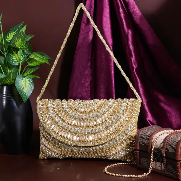 OSTY_RUHANI_–_Luxury_Hand-Zari_Embroidered_Bridal_Clutch_with_Dual_Carrying_Options