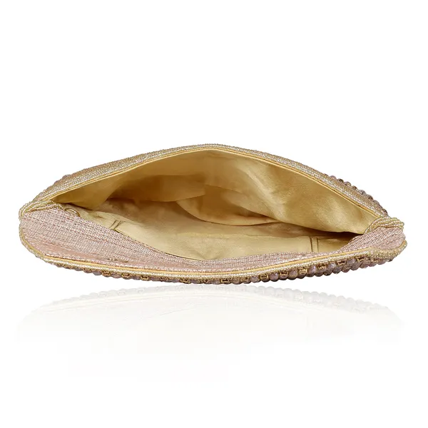 OSTY_SITARA_–_Premium_Hand-Zari_Embellished_Bridal_Clutch_with_Beaded_Handle_&_Gold_Chain