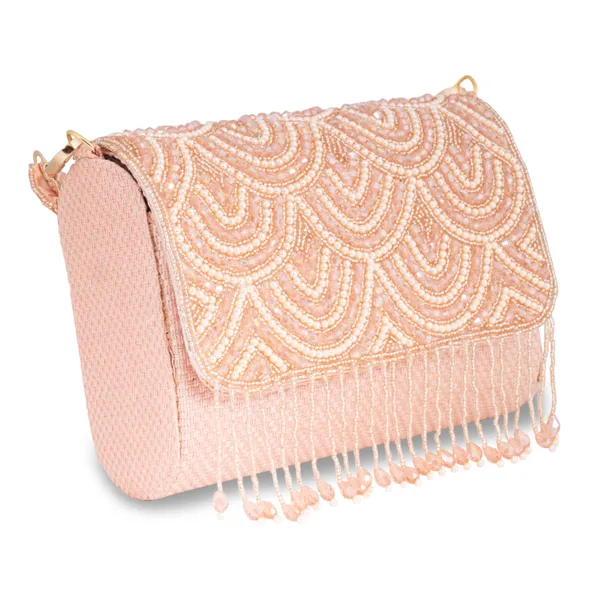 OSTY_VELMI_Bridal_Clutch_with_Pearl_Arch_Embroidery,_Beaded_Tassels_&_Dual_Handle_Option_|_Jute_Back_Finish