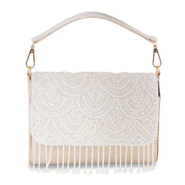 OSTY_VELMI_Bridal_Clutch_with_Pearl_Arch_Embroidery,_Beaded_Tassels_&_Dual_Handle_Option_|_Jute_Back_Finish