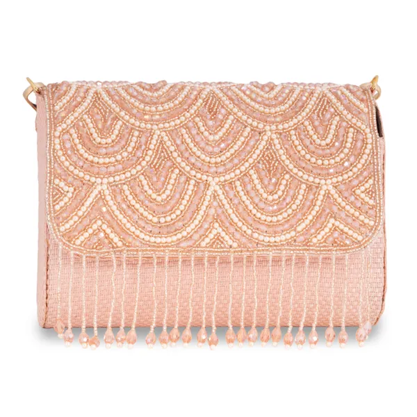 OSTY_VELMI_Bridal_Clutch_with_Pearl_Arch_Embroidery,_Beaded_Tassels_&_Dual_Handle_Option_|_Jute_Back_Finish