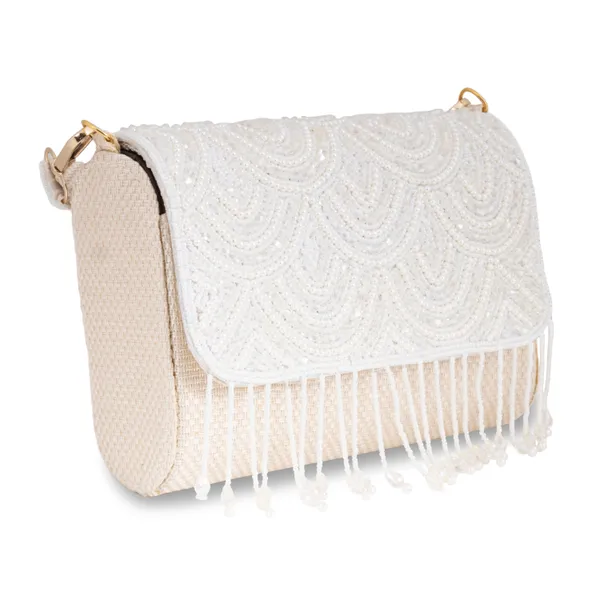 OSTY_VELMI_Bridal_Clutch_with_Pearl_Arch_Embroidery,_Beaded_Tassels_&_Dual_Handle_Option_|_Jute_Back_Finish