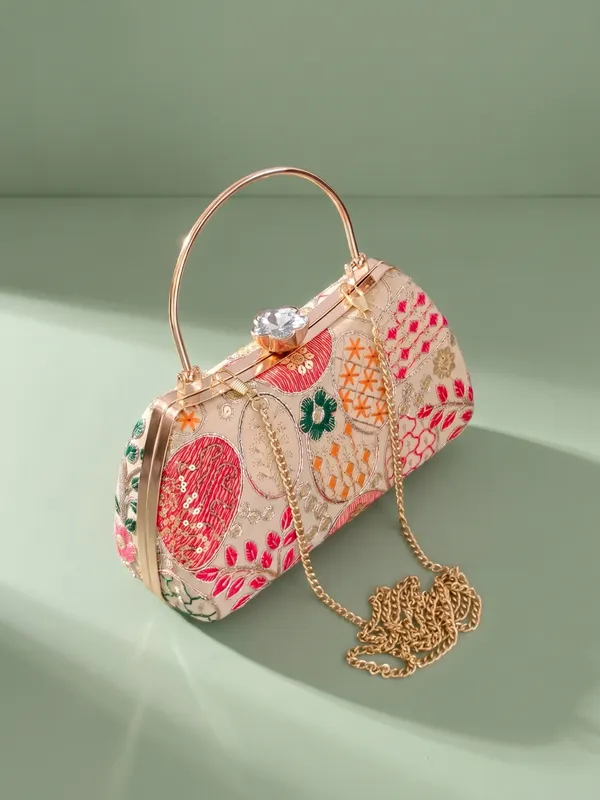 OSTY_Women’s_Premium_Lushira_Embroidered_Clutch_with_Chain_Strap_|_Bridal_&_Party_Wear_Designer_Evening_Handbag