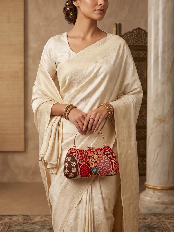 OSTY_Women’s_Premium_Lushira_Embroidered_Clutch_with_Chain_Strap_|_Bridal_&_Party_Wear_Designer_Evening_Handbag