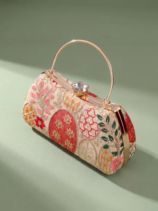 OSTY_Women’s_Premium_Lushira_Embroidered_Clutch_with_Chain_Strap_|_Bridal_&_Party_Wear_Designer_Evening_Handbag