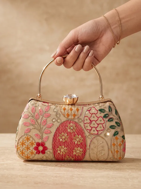 OSTY_Women’s_Premium_Lushira_Embroidered_Clutch_with_Chain_Strap_|_Bridal_&_Party_Wear_Designer_Evening_Handbag