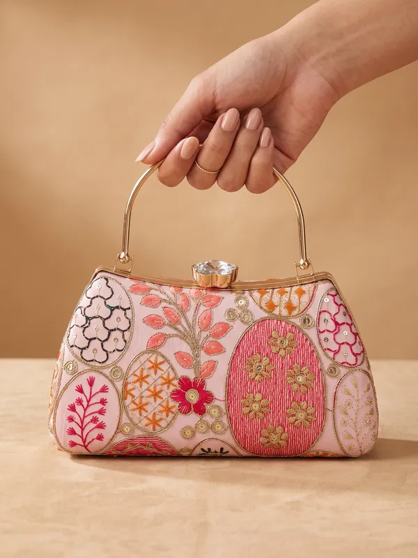 OSTY_Women’s_Premium_Lushira_Embroidered_Clutch_with_Chain_Strap_|_Bridal_&_Party_Wear_Designer_Evening_Handbag
