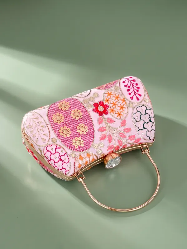 OSTY_Women’s_Premium_Lushira_Embroidered_Clutch_with_Chain_Strap_|_Bridal_&_Party_Wear_Designer_Evening_Handbag