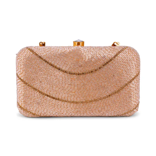 OSTY_ZAYLI_Premium_Hand_Zari_Embroidered_Bridal_Clutch_with_Gold_Handle_&_Sling_Chain_|_Evening_Party_Purse