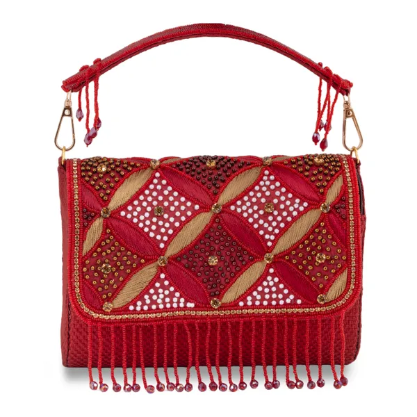 OSTY_ZAYRA_Premium_Bridal_Clutch_with_Zari_Embroidery,_Beaded_Fringe_&_Dual_Strap_|_Luxe_Golden_Clutch_with_Jute_Back
