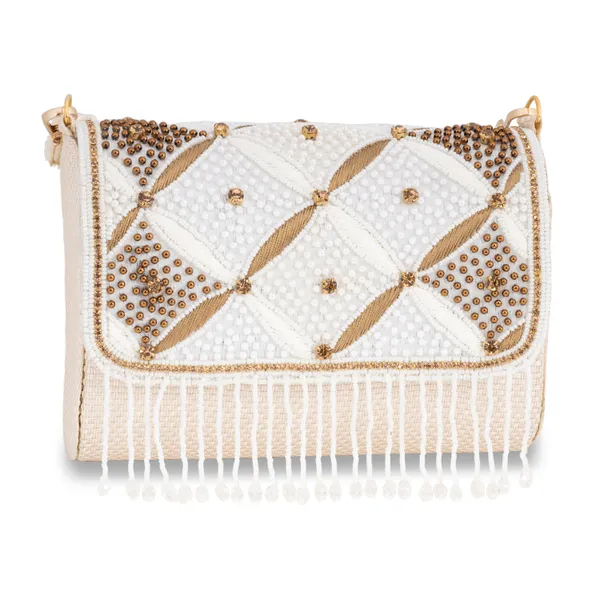 OSTY_ZAYRA_Premium_Bridal_Clutch_with_Zari_Embroidery,_Beaded_Fringe_&_Dual_Strap_|_Luxe_Golden_Clutch_with_Jute_Back