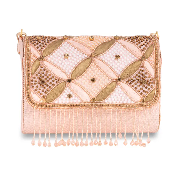 OSTY_ZAYRA_Premium_Bridal_Clutch_with_Zari_Embroidery,_Beaded_Fringe_&_Dual_Strap_|_Luxe_Golden_Clutch_with_Jute_Back