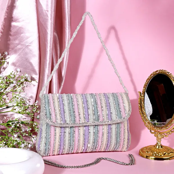 Osty_Luminara_–_Handcrafted_Pastel_Zari_Clutch_with_Dual_Handle
