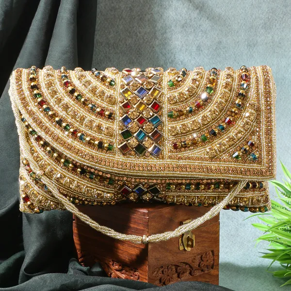 Osty_Saanjh_–_Premium_Handcrafted_Embellished_Clutch_Bag_|_Grand_Zari_&_Multy_Stone_Work
