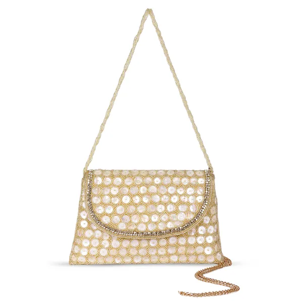 Osty_Valentina_–_Handcrafted_Mirror_Zari_Clutch_with_Dual_Handle