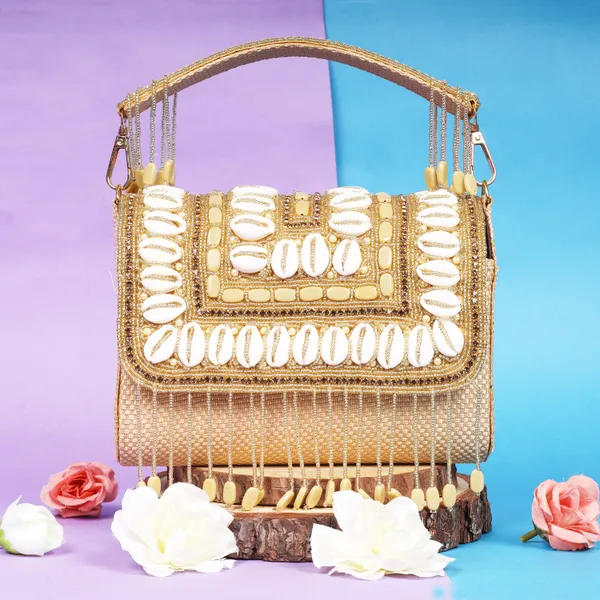 Osty_Rilza_Premium_Designer_Bridal_Clutch_with_Hand_Zari,_Shell_Embroidery,_Jute_Back_&_Dual_Carry_Options